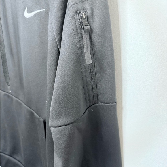 Nike Therma-Fit Black Hoodie with White Accents - Picture 3 of 4